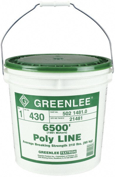Greenlee 431 5,200 Ft. Long, Polyline Rope