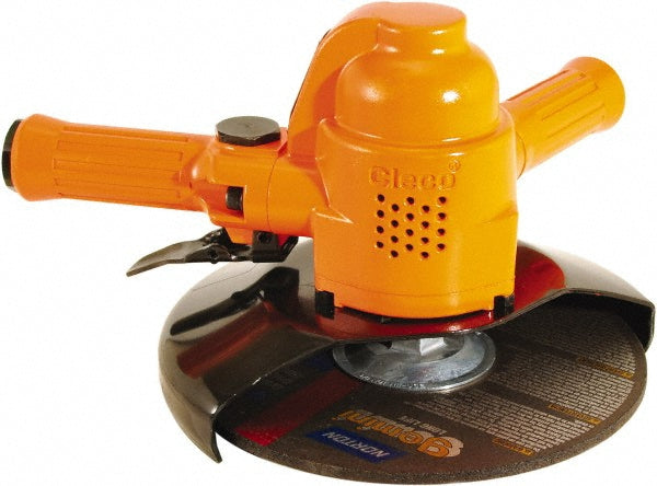 Cleco 3060AVL-09 Air Angle Grinder: 9" Wheel Dia, 6,000 RPM, Type 27