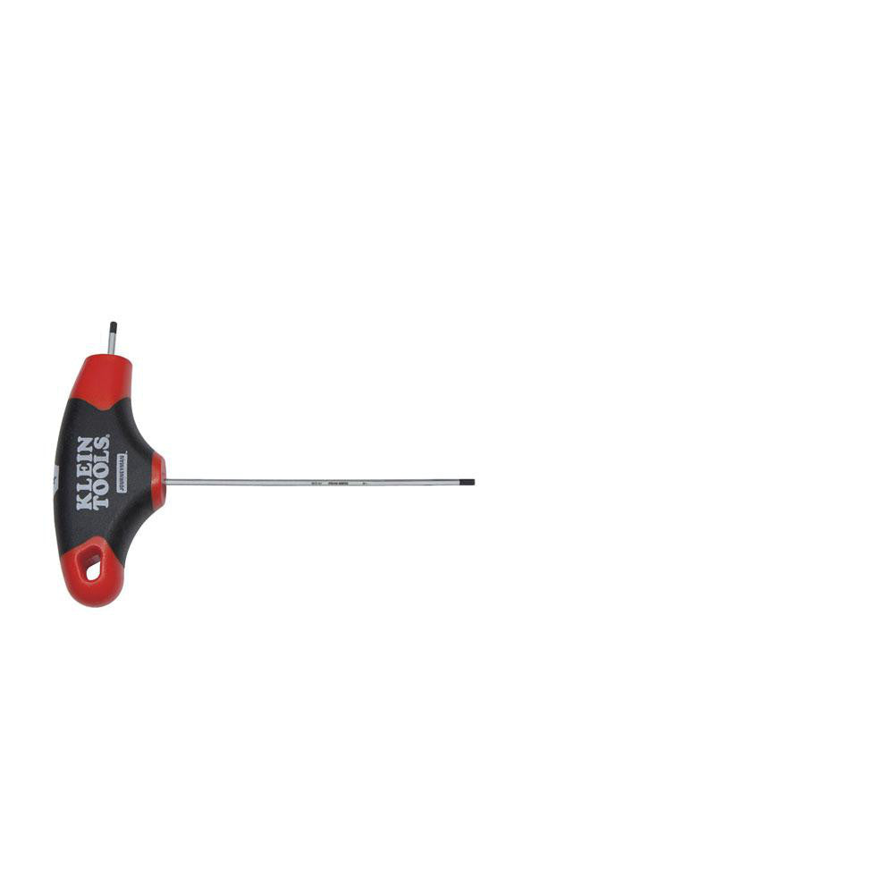 Klein Tools JTH4E08 Hex Key: 1/8" Hex, Hex End, T-Handle Cushion Grip