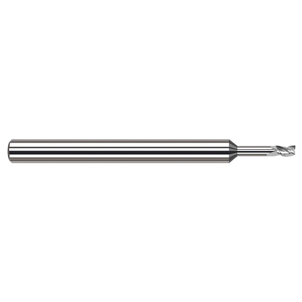 Harvey Tool 33210 Square End Mill: 0.0100" Dia, 1/64" LOC