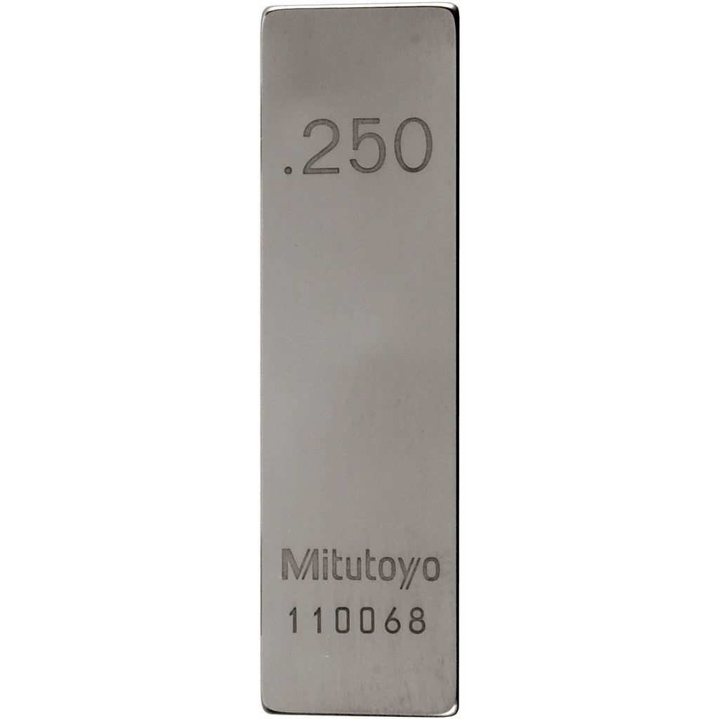 Mitutoyo 611212-531 Rectangle Steel Gage Block: 0.25", Grade 0