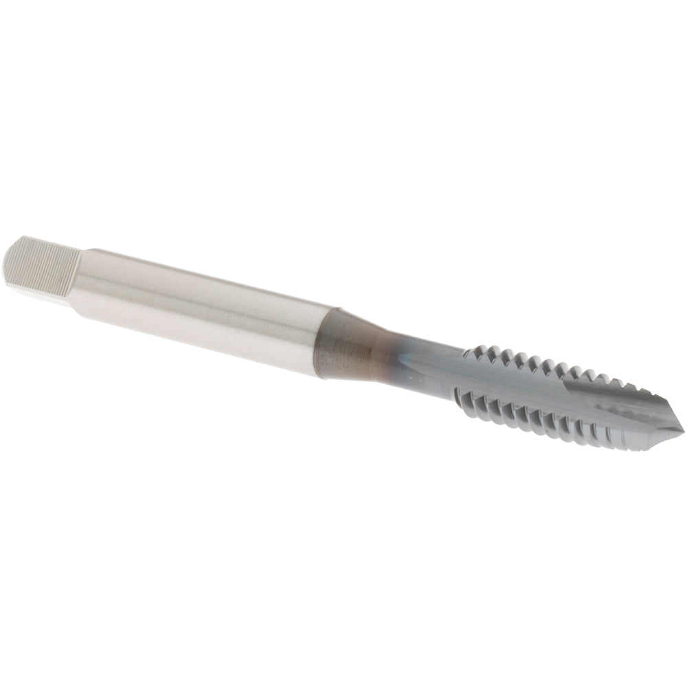 OSG 1240008 Spiral Point Tap: 1/4-20 UNC, 2 Flutes, Plug Chamfer, 2B Class of Fit, HSS, TiCN Coated