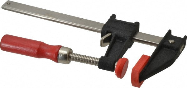 Bessey GSCC2.506 Cast Iron Bar Clamp: 6" Capacity, 2-1/2" Throat Depth, 600 lb Clamp Pressure, 10" OAL