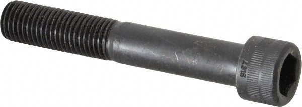 Holo-Krome 76472 Hex Socket Cap Screw: M16x2, 100.00 mm Length Under Head, 12.9 Alloy Steel, Black Oxide Finish