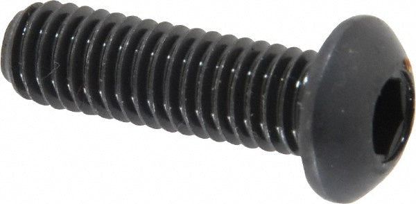 Holo-Krome 86033 Button Socket Cap Screw: M6x1, 20.00 mm Length Under Head, Alloy Steel, Black Oxide (Pack of 100)