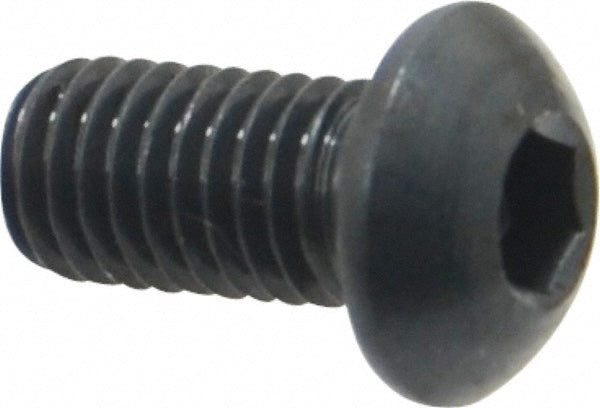 Holo-Krome 86043 Button Socket Cap Screw: M8x1.25, 16.00 mm Length Under Head, Alloy Steel, Black Oxide (Pack of 100)