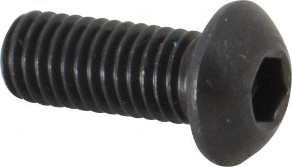 Holo-Krome 86045 Button Socket Cap Screw: M8x1.25, 20.00 mm Length Under Head, Alloy Steel, Black Oxide (Pack of 100)