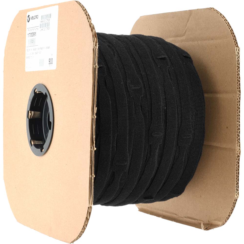 Velcro Brand 170091 ONE-WRAP 900 Piece 3/4" x 8", Self Fastening Tie/Strap Hook & Loop Strap
