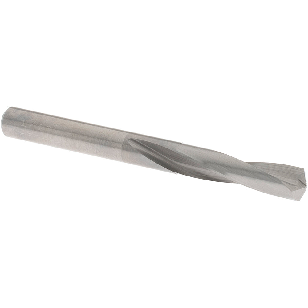 OSG 215-2500 Jobber Length Drill Bit: 1/4" (0.2500) Dia, 135 deg, Solid Carbide
