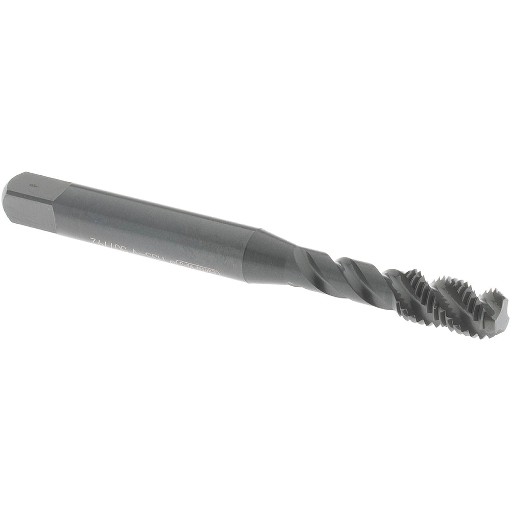 OSG 145901 #10-32 UNF, 3 Flute, 45° Helix, Bottoming Chamfer, Oxide Finish, Vanadium High Speed Steel Spiral Flute STI Tap