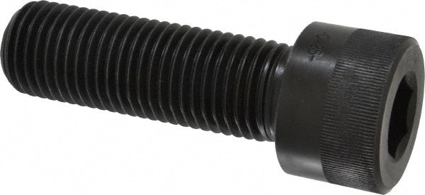 Holo-Krome 72404 Hex Socket Cap Screw: 1-1/4-7, 4" Length Under Head, Alloy Steel, Black Oxide Finish