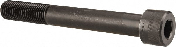 Holo-Krome 72422 Hex Socket Cap Screw: 1-1/4-7, 10" Length Under Head, Alloy Steel, Black Oxide Finish