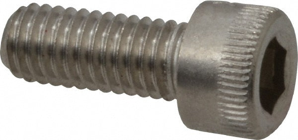 Holo-Krome 79020 Hex Socket Cap Screw: #10-32, 1/2" Length Under Head, 18-8 Stainless Steel, Plain Finish (Pack of 100)