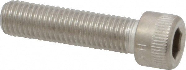 Holo-Krome 79040 Hex Socket Cap Screw: 1/4-28, 1" Length Under Head, 18-8 Stainless Steel, Plain Finish (Pack of 100)