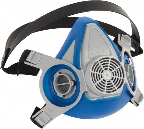 MSA 815444 Full Face Respirator: Thermoplastic Rubber, Medium
