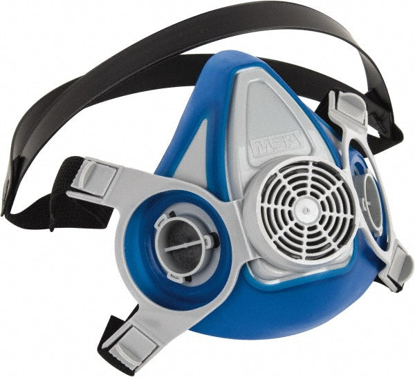 MSA 815452 Half Facepiece Respirator: Thermoplastic Rubber, Bayonet, Large