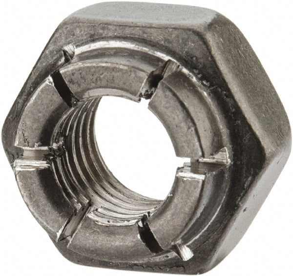 Flex-Loc 50FC-428 Hex Lock Nut: Expanding Flex Top, 1/4-28, Grade 18-8 Stainless Steel, Bright/Uncoated (Pack of 5)