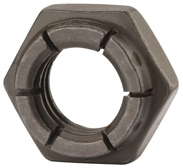 Flex-Loc 30FKF-1011 Hex Lock Nut: Flex Top, 5/8-11, Grade 2 Steel, Bright/Uncoated