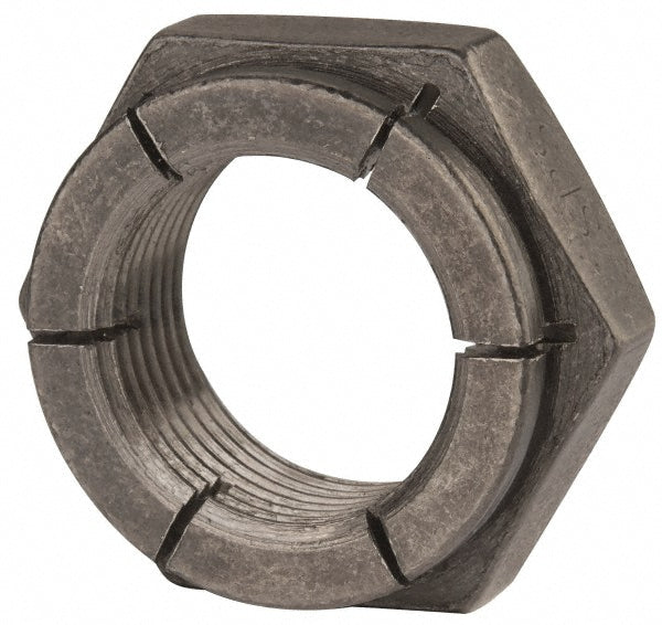 Flex-Loc 30FK-1614 Hex Lock Nut: Flex Top, 1-14, Grade 2 Steel, Bright/Uncoated