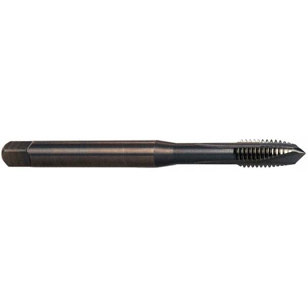 OSG 2591401 Spiral Point Tap: M8x1.25 Metric, 3 Flutes, Plug Chamfer, 6H Class of Fit, HSS-E Vanadium, Steam Oxide Coated