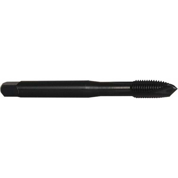 OSG 2591701 Spiral Point Tap: M10x1.25 Metric Fine, 3 Flutes, Plug Chamfer, 6H Class of Fit, HSS-E Vanadium, Steam Oxide Coated