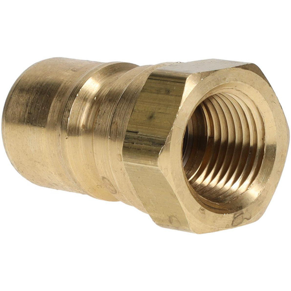 Parker BH3-61 Hydraulic Hose Female Pipe Rigid Nipple Fitting: 3/8" Hose Size, 3/8" Thread, 1000 psi