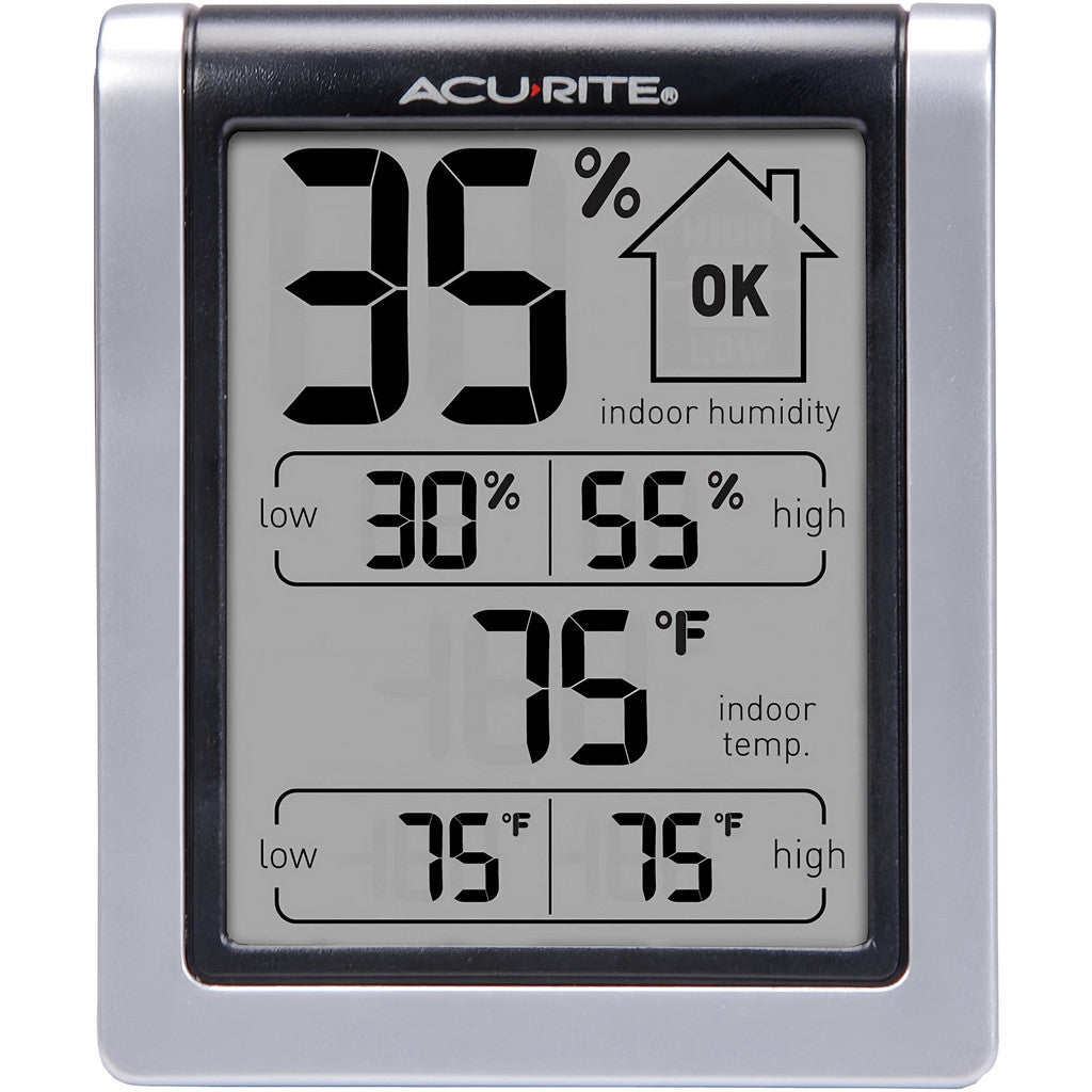 AcuRite 00613A2 Surface Thermometers; Thermometer Type: Digital Thermometer; Minimum Temperature: 32; Maximum Temperature: 122F; 50C; Temperature Accuracy: +/- 2 F; Graduation: 1.0000; Housing Material: Plastic