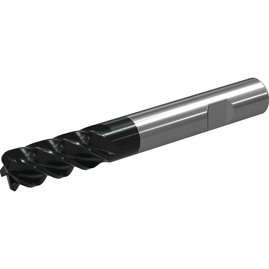 Widia 7008694 Corner Radius End Mill: 5/8" Dia, 1-1/4" LOC, 0.0600" Corner Radius, 5 Flute, Solid Carbide