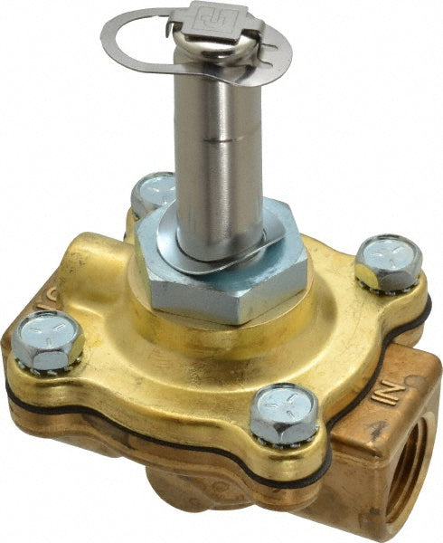 Parker 08F23C2140ACF Solenoid Valve: 2-Way, 1/2" Port, NPT