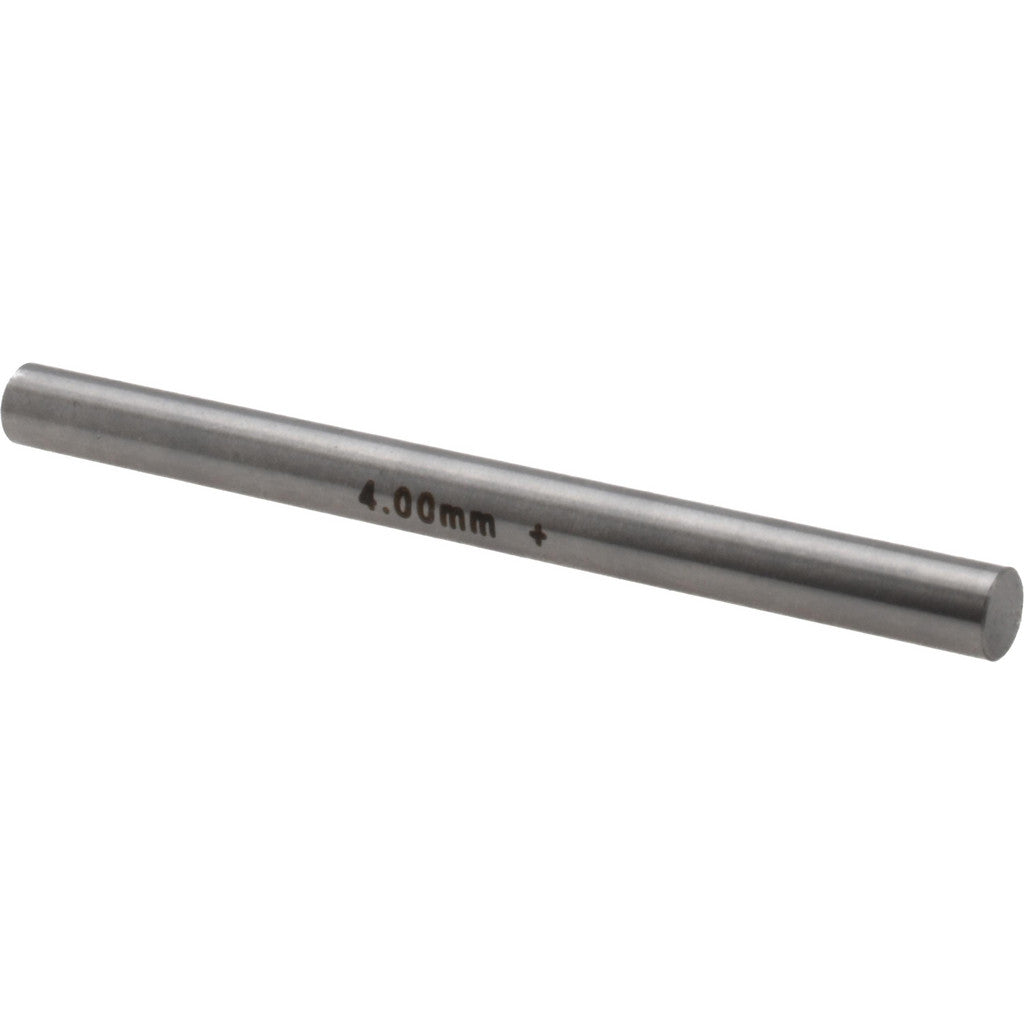 Vermont Gage 112104000 Class ZZ Plus Plug Gage: 4.00 mm Dia, 2.0000" OAL