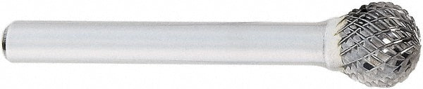 OSG 868-3750 Abrasive Bur: SD-3L6, 3/8" Cut Dia, Ball, Double Cut