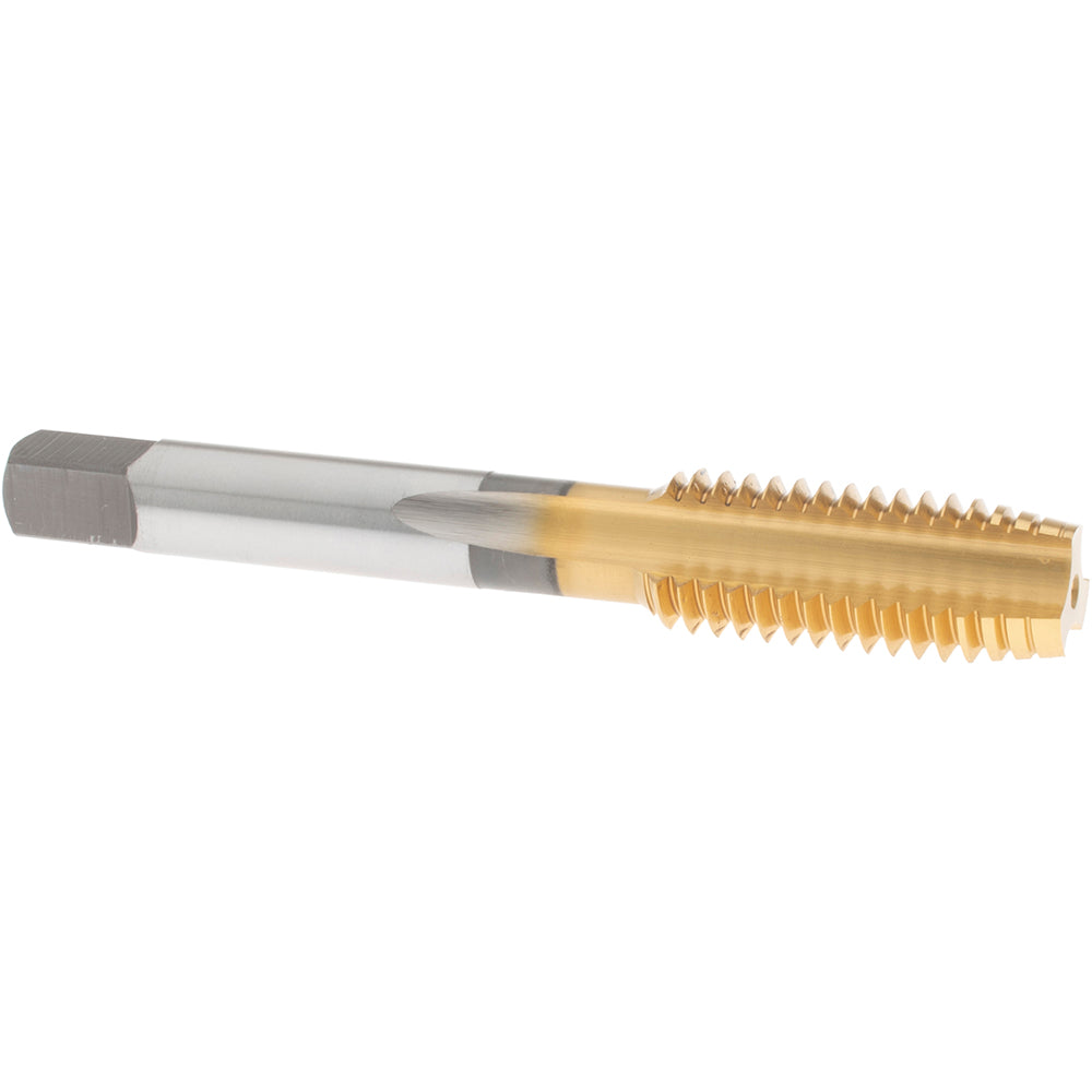OSG 1172505 Straight Flute Tap: 1/2-13 UNC, 3 Flute, Plug Chamfer, 3B Class of Fit, High-Speed Steel, TiN Finish