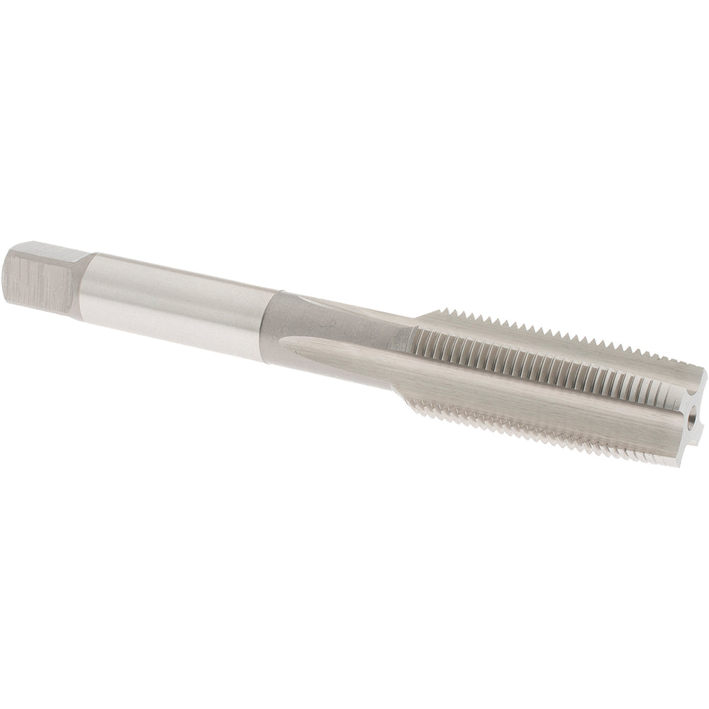 OSG 881 Straight Flute Tap: M12x1 Metric Fine, 4 Flute, Taper Chamfer, 2B Class of Fit, High-Speed Steel, Bright/Uncoated Finish