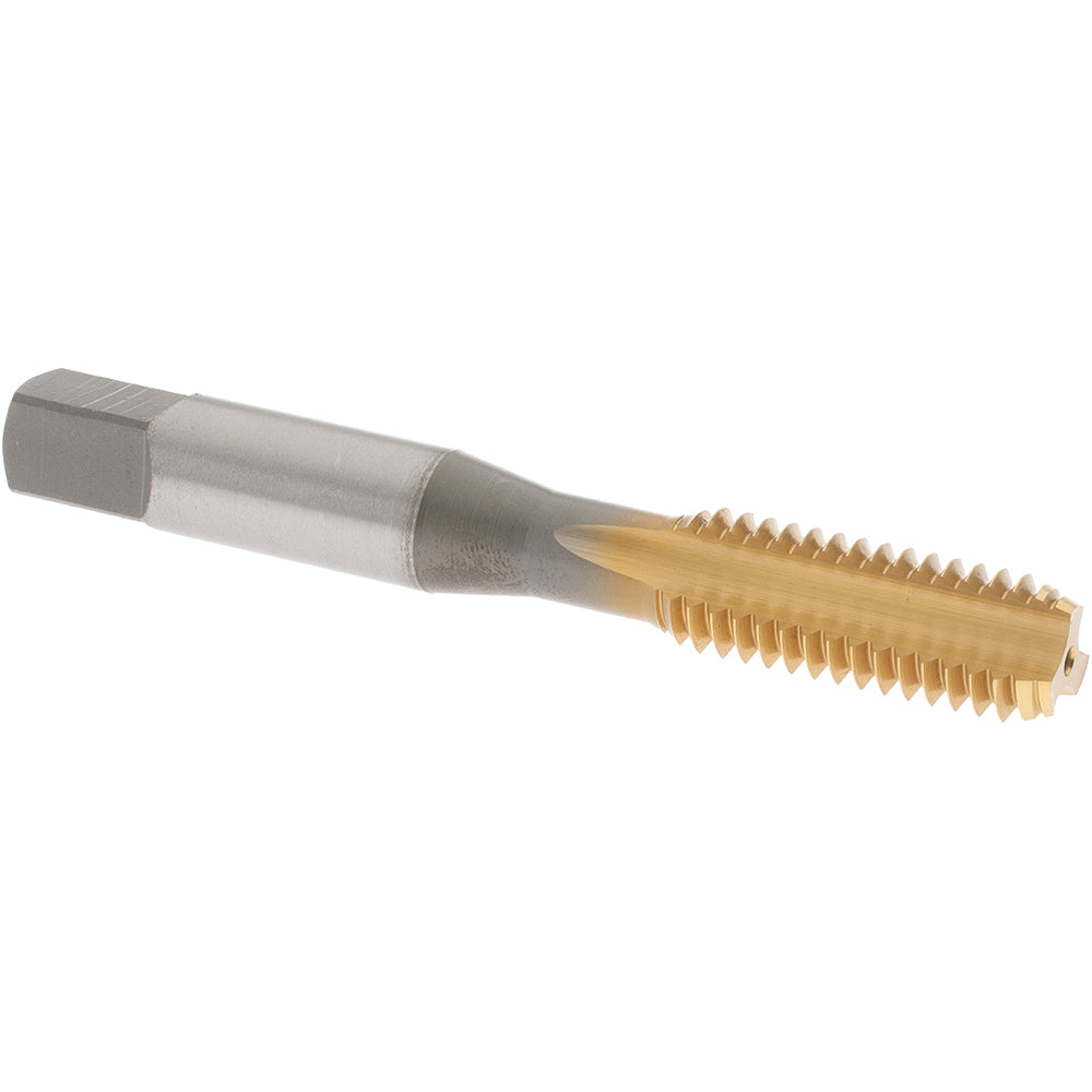 OSG 1171405 Straight Flute Tap: 3/8-16 UNC, 3 Flute, Bottoming Chamfer, 3B Class of Fit, High-Speed Steel, TiN Finish