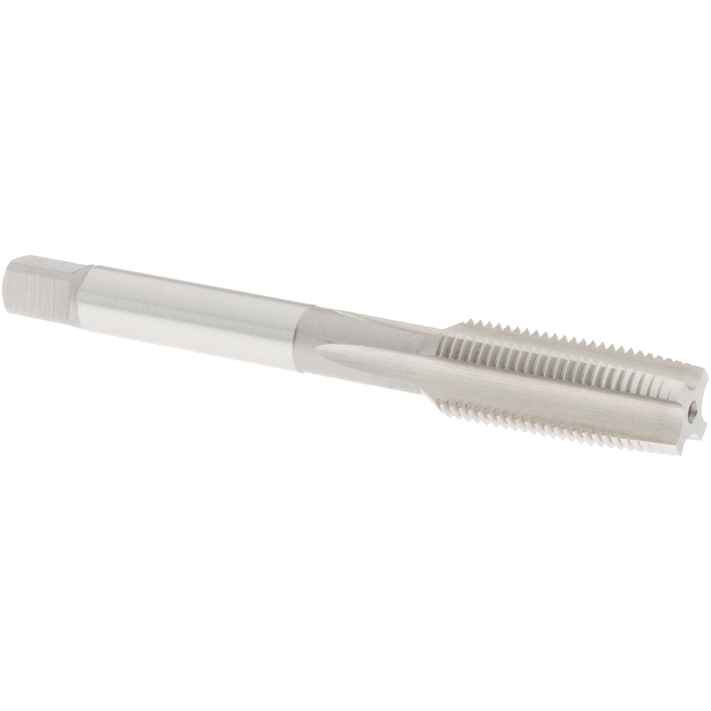 OSG 751 Straight Flute Tap: M10x1 Metric Fine, 4 Flute, Taper Chamfer, 2B Class of Fit, High-Speed Steel, Bright/Uncoated Finish