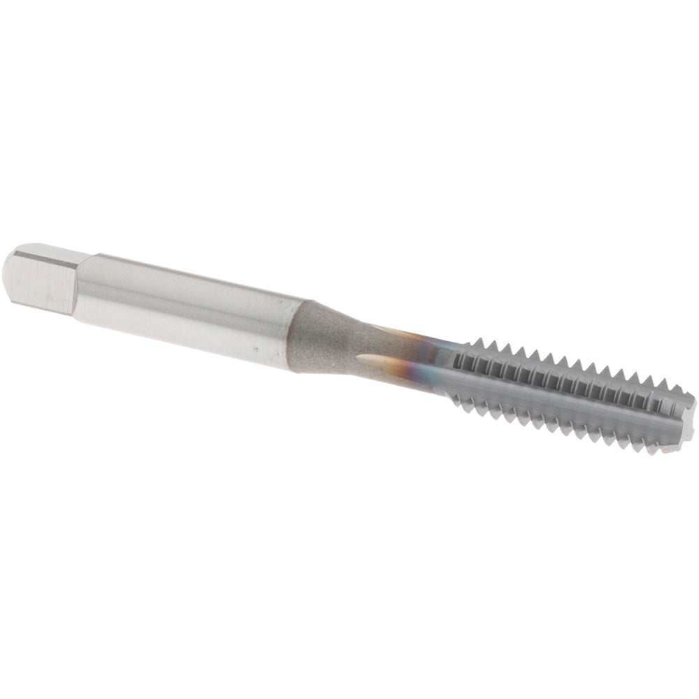 OSG 1009108 Straight Flute Tap: 1/4-20 UNC, 4 Flute, Modified Bottoming Chamfer, High-Speed Steel, TiCN Finish