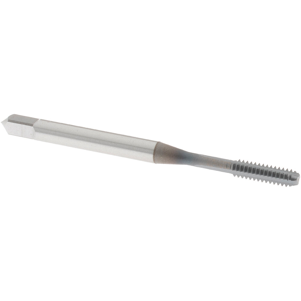 OSG 1012308 Straight Flute Tap: #4-40 UNC, 3 Flute, Bottoming Chamfer, 2B & 3B Class of Fit, High-Speed Steel, TiCN Finish
