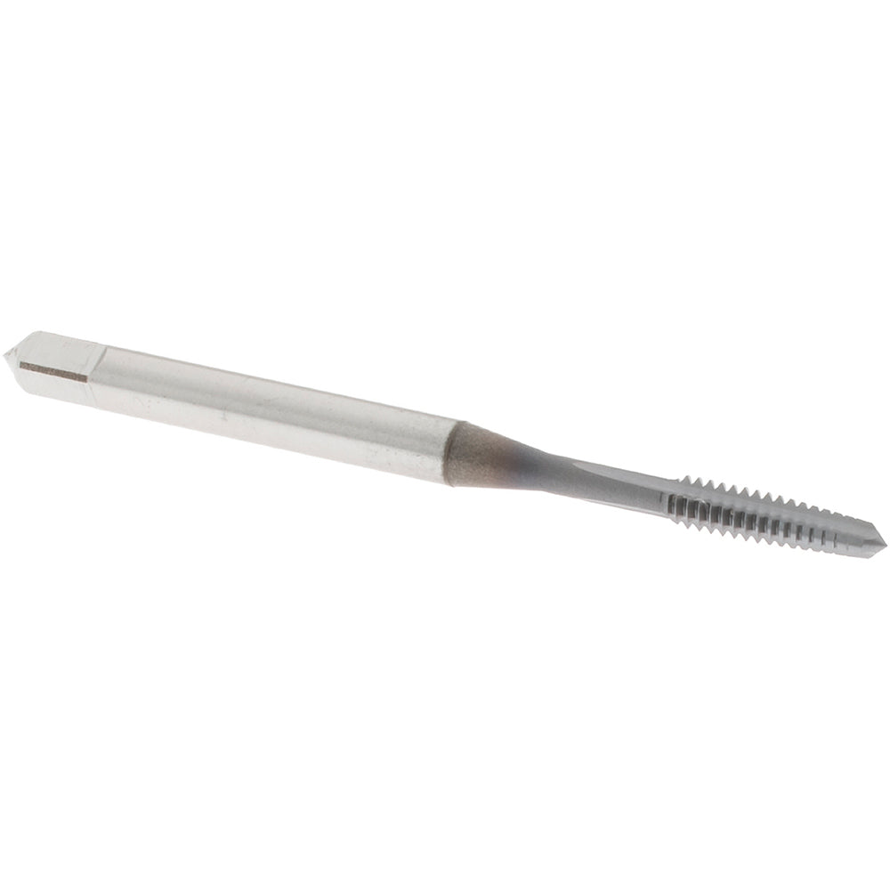 OSG 1012108 Straight Flute Tap: #4-40 UNC, 3 Flute, Taper Chamfer, 2B & 3B Class of Fit, High-Speed Steel, TiCN Finish
