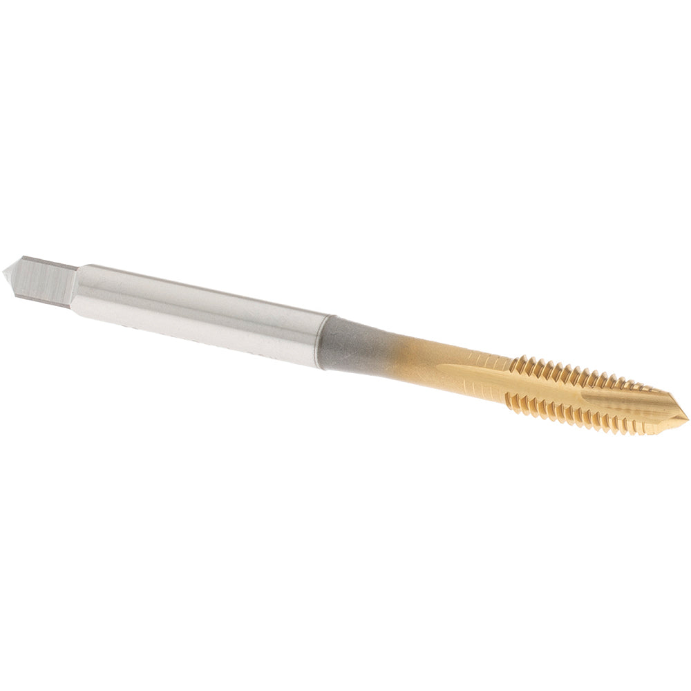 OSG 1111502205 Spiral Point Tap: M5x0.8 Metric, 3 Flutes, Plug Chamfer, HSS-E-PM, TiN Coated