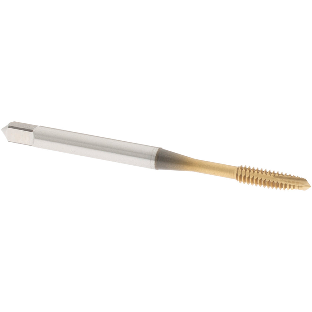 OSG 1101515505 Spiral Point Tap: #4-40 UNC, 3 Flutes, Plug Chamfer, HSS-E-PM, TiN Coated