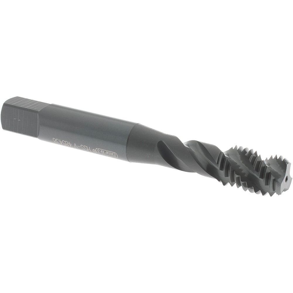 OSG 146401 5/16-18 UNC, 3 Flute, 45° Helix, Bottoming Chamfer, Oxide Finish, Vanadium High Speed Steel Spiral Flute STI Tap