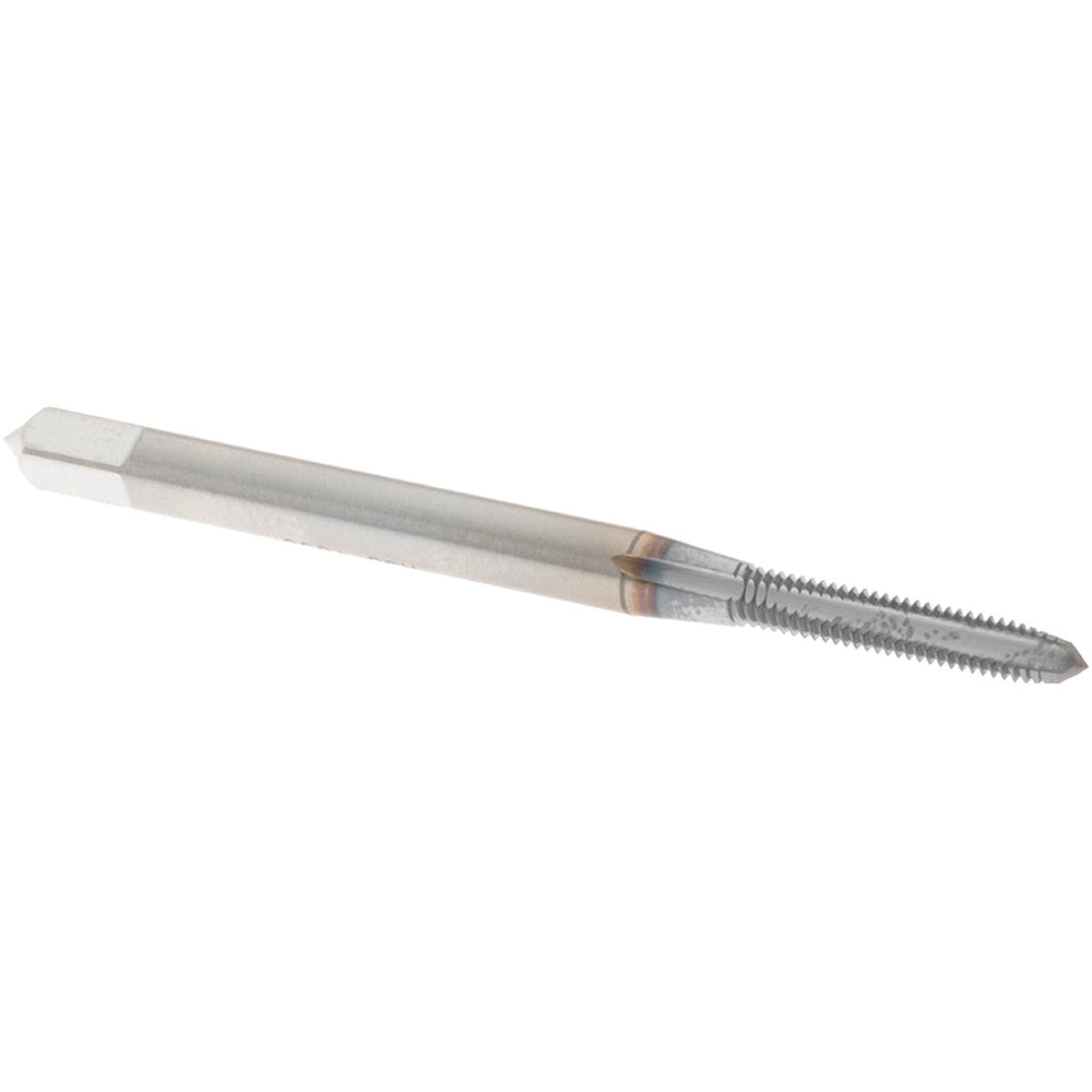 OSG 1011908 Straight Flute Tap: #3-56 UNF, 3 Flute, Plug Chamfer, 2B Class of Fit, High-Speed Steel, TiCN Finish