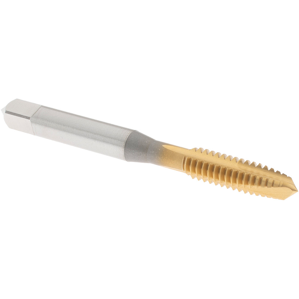 OSG 1101510305 Spiral Point Tap: 1/4-20 UNC, 3 Flutes, Plug Chamfer, HSS-E-PM, TiN Coated