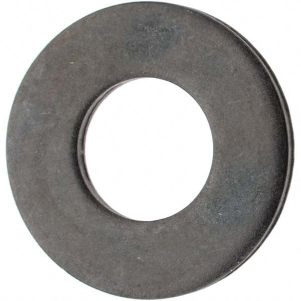TE-CO 42606 5/8" Screw Standard Flat Washer: Grade 2 Steel, Black Oxide (Pack of 10)