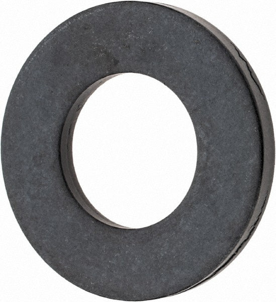 TE-CO 42609 1" Screw Standard Flat Washer: Grade 1010 Steel, Black Oxide (Pack of 5)