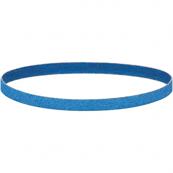 Dynabrade 79012 Abrasive Belt: 1/2" Wide, 12" OAL, 80 Grit, Zirconia Alumina