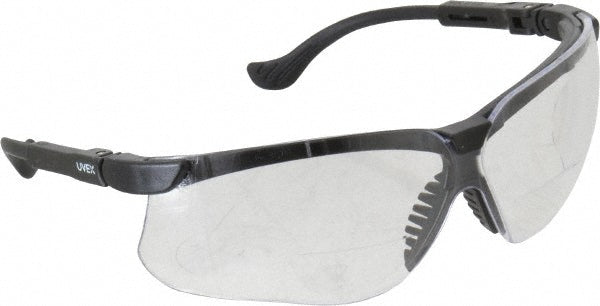 Uvex S3763 Magnifying Safety Glasses: 2.50, Clear Lenses, Scratch-Resistant, ANSI Z87.1-2003