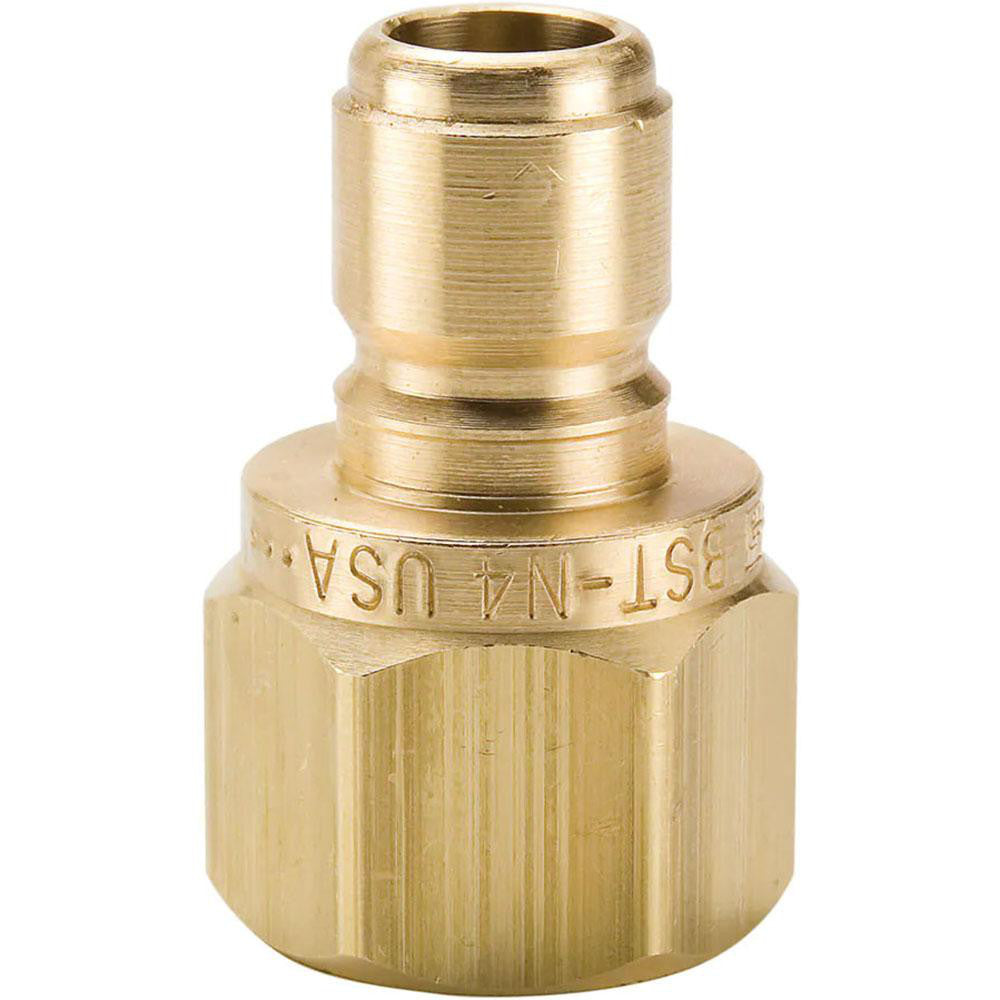 Parker BST-N4 Hydraulic Hose Nipple: 1/2" Hose Size, 1/2-14, 2200 psi