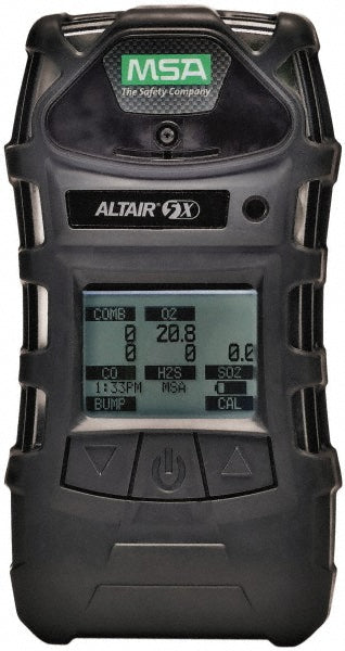MSA 10116924 Multi-Gas Detector: Audible, Vibration & Visual Signal, LCD