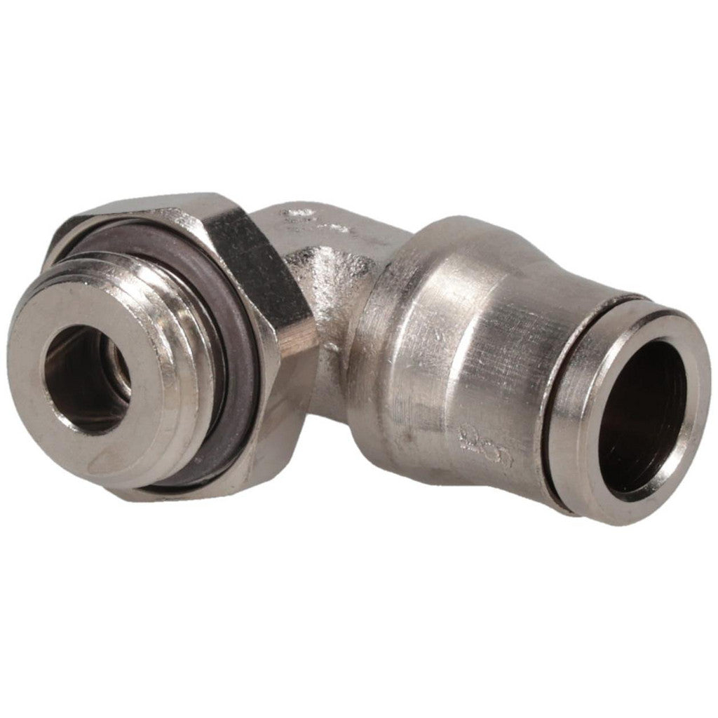 Legris 3699 08 13 Push-to-Connect Tube x Male x Tube x Male BSPP Elbow: BSPP, 8 mm Tube OD
